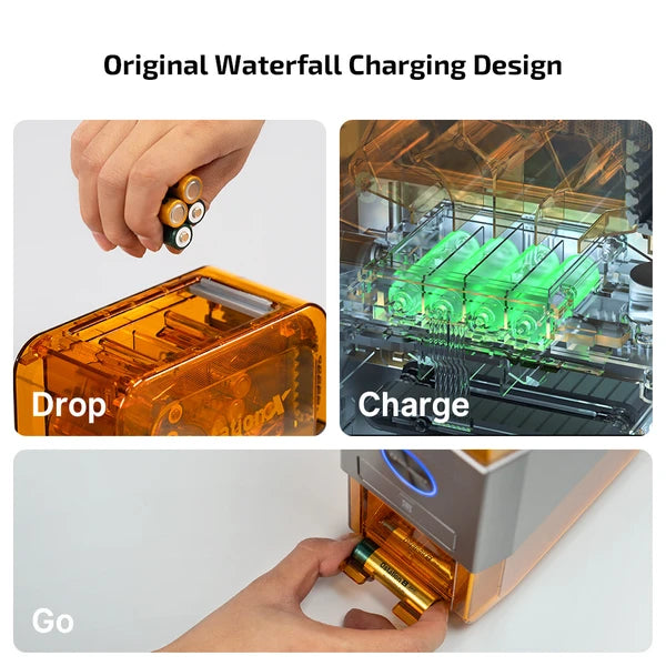 Ostation X 3-in-1 Rechargeable AA/AAA Battery Charger