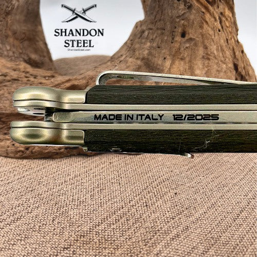 AGA Campolin Zero+ Italian Leverlock Automatic Knife Carbon Fiber AGA02CF