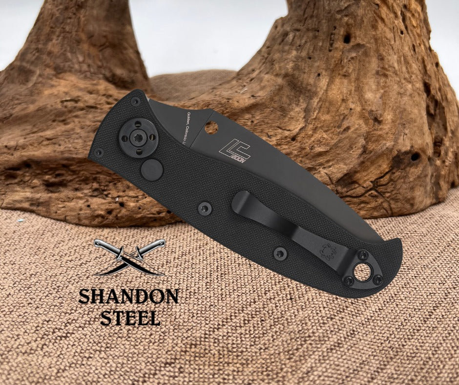 Spyderco AUTONOMY 2 BLACK G-10 COMBINATION EDGE C165GPSBBK2
