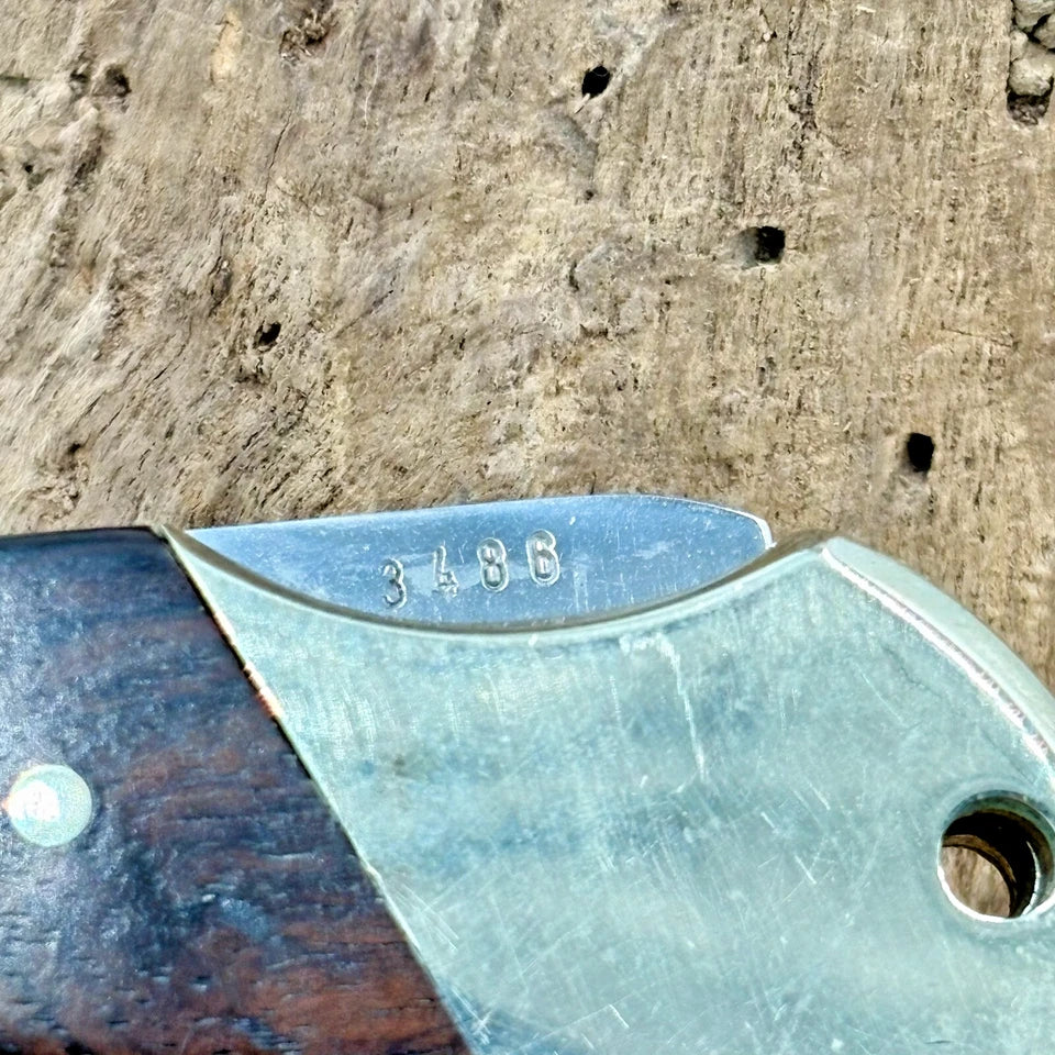 BOKER STEAM ENGINE 1995 LOCK BACK TRADITIONAL FOLDING POCKET KNIFE WOOD (227)