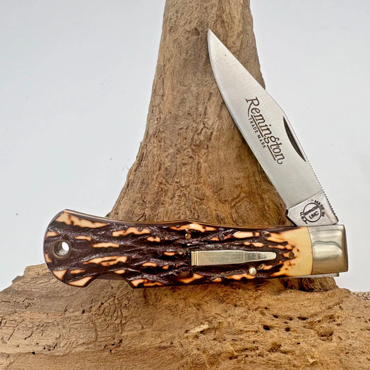 REMINGTON UMC USA DELRIN JUMBO BULLET TRAPPER KNIFE 1990 R1306 (80)