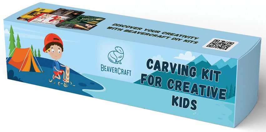 Beavercraft Spruce Tree Carving Kit DIY08