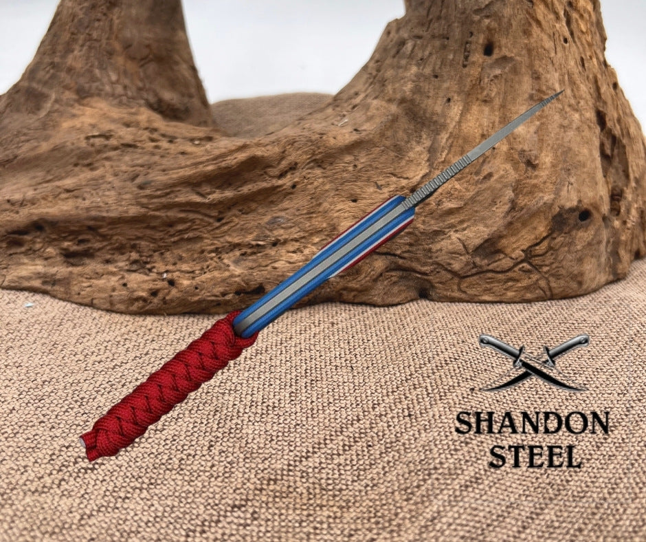 CIVIVI Baby Banter Fixed Blade - Jump Edition Red / White / Blue G10 Handle C23045A-1