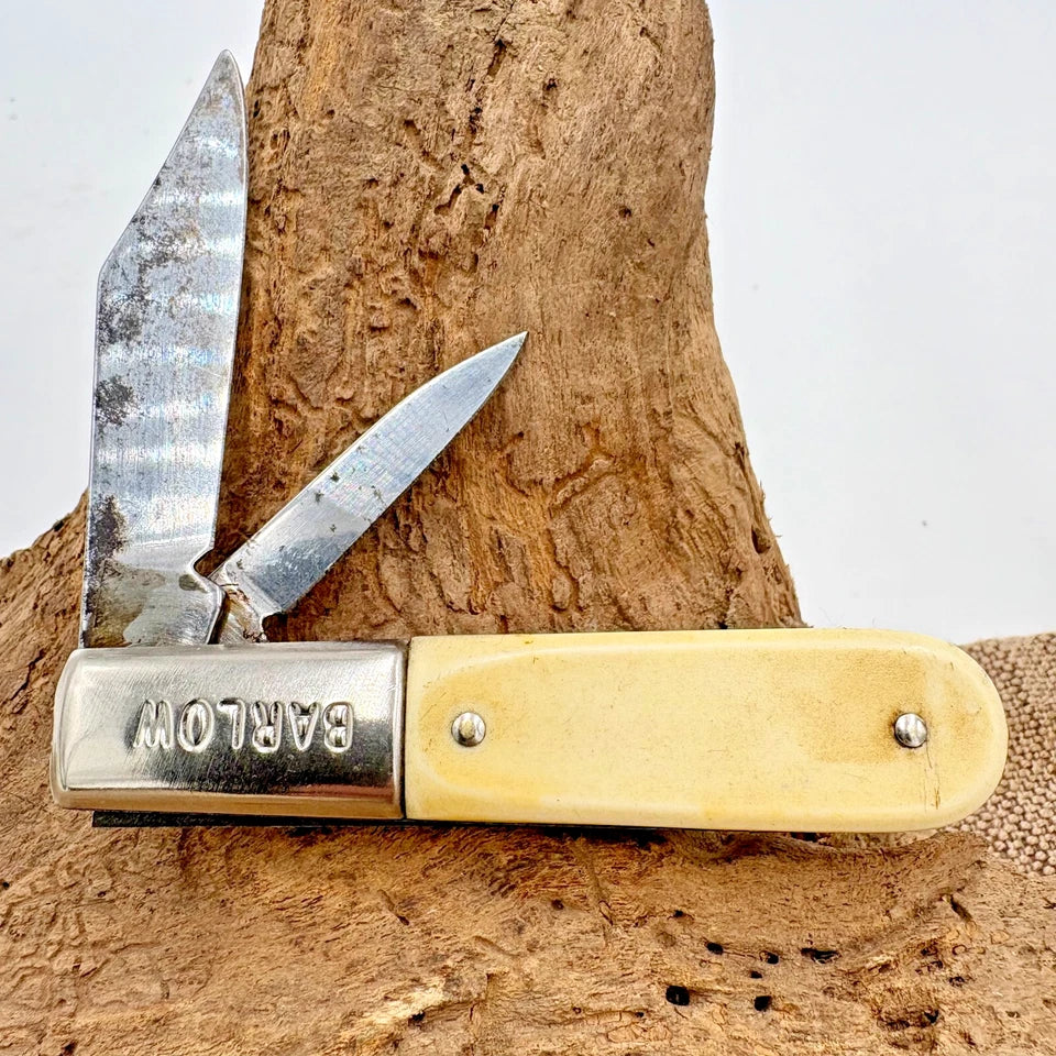 Barlow Schrade Ireland Vintage Pocket Knife New Holland Tractors 2 Blade (41)