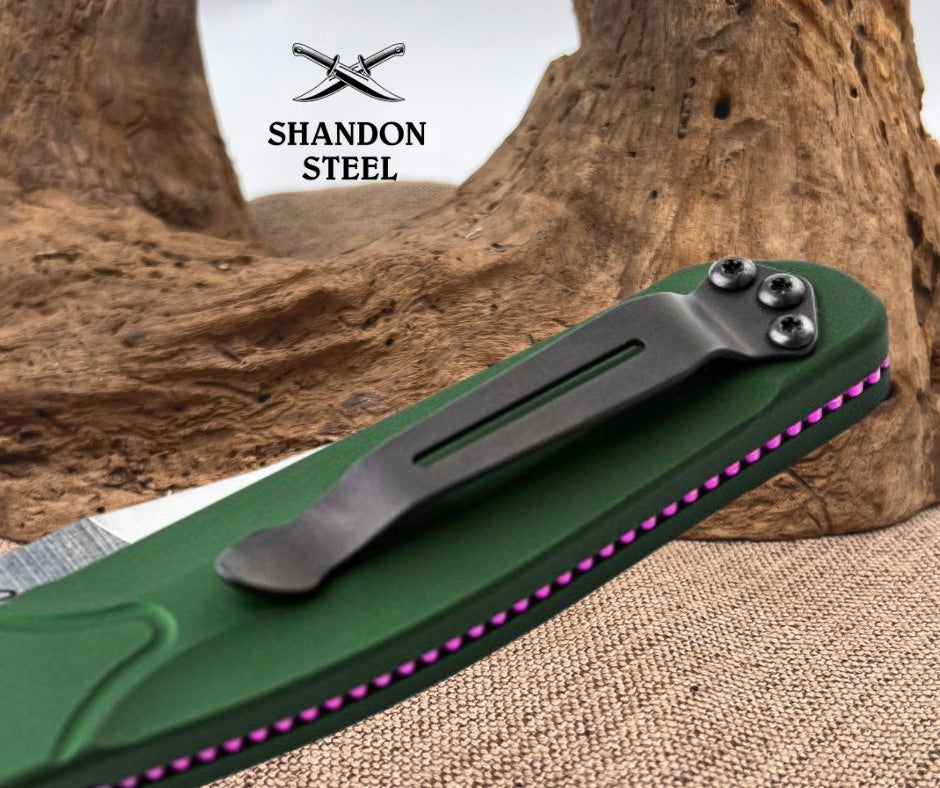 Benchmade 9400 Auto Osborne | Green Aluminum
