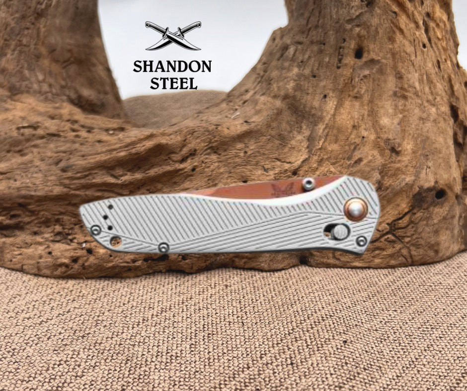 Benchmade SEVEN | TEN® | Gray Aluminum | Recurve 710FE-24