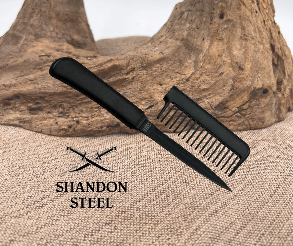Black Comb Knife HWT229A