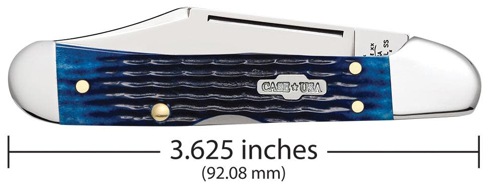 Case XX Rogers Corn Cob Jig Blue Bone Mini CopperLock 02864