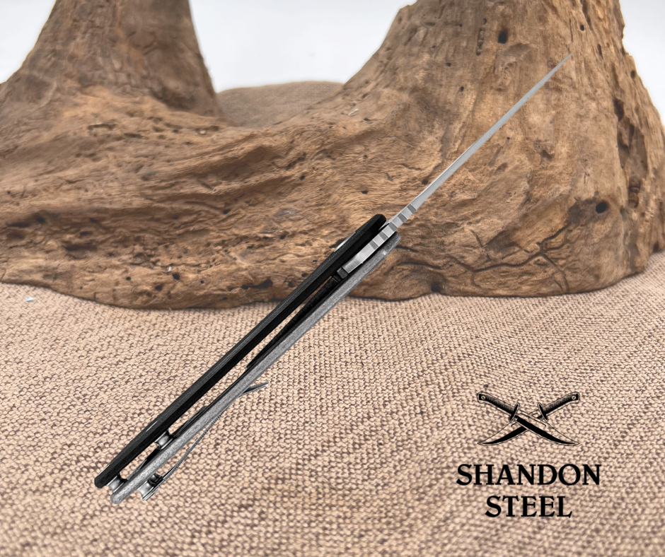 Buck 040 Onset Frame Lock Knife Black G-10 (3.36" Satin S45VN)