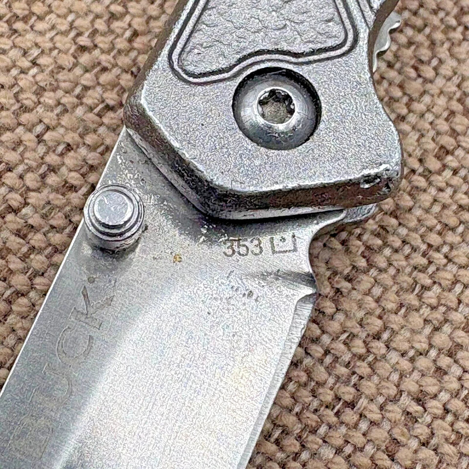Buck 353 Folding Pocket Knife 2018 Linerlock Drop Point Blade Lanyard hole (140)