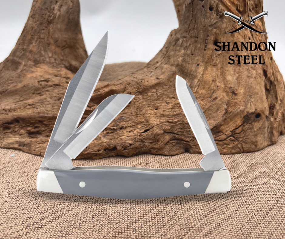 Buck Stockman Gray Nickel Silver BU301GYS2
