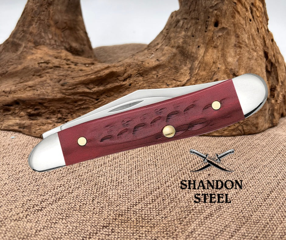 CASE XX Pocket Worn® Corn Cob Jig Old Red Bone Peanut 00781 - (6220 SS)