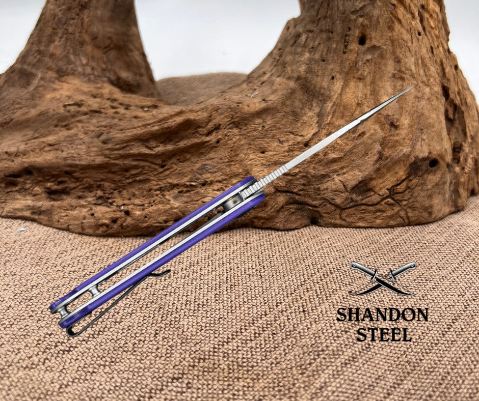 CIVIVI Elementum Flipper Knife G10 Handle (2.96" D2 Blade) C907V