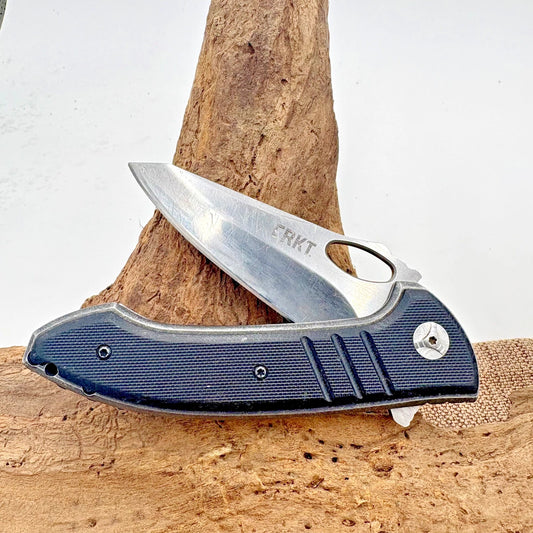 CRKT 5820 Avant Tac Knife G10 Plain Edge Folding LinerLock 8Cr14MoV Blade (7)