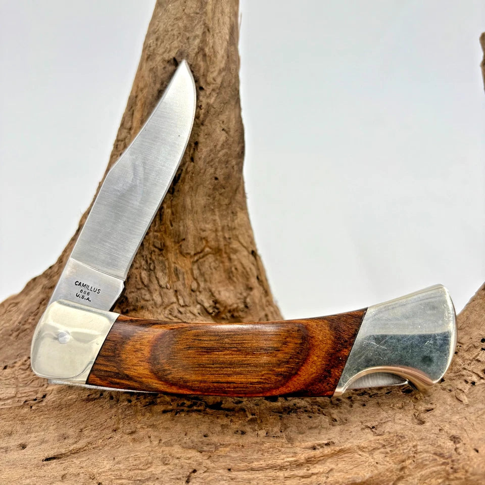Camillus 886 Folding Hunter Lock Back Folding Knife Sword Brand USA (14)