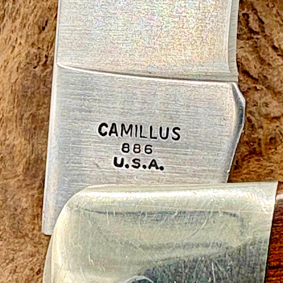 Camillus 886 Folding Hunter Lock Back Folding Knife Sword Brand USA (14)