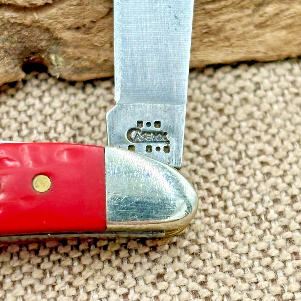 Red Bone Peanut Folding Pocket Knife USA Rare Collectible (59)