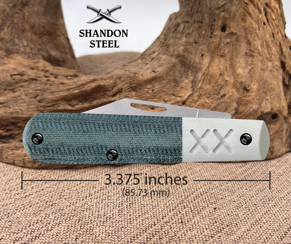 Case XX™ Barlow XR Crossroads Blue Denim Canvas Laminate S35VN Steel 10875 Pocket Knife