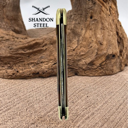 CASE XX 6208 RED BONE HANDLE HALF WHITTLER POCKET KNIFE VINTAGE 1940-1964 (03)