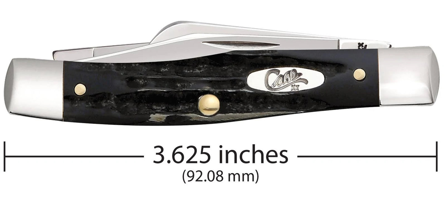 Case XX Jigged Genuine Buffalo Horn Medium Stockman Pocket Knife 65012