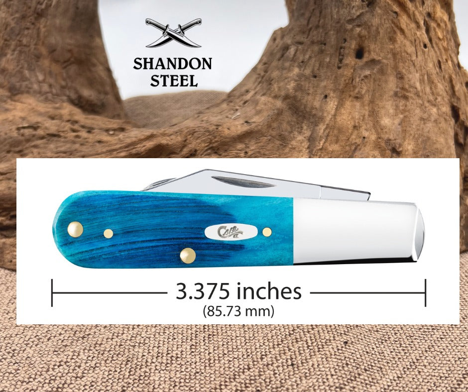 Case XX™ Knives Sawcut Jig Caribbean Blue Bone Barlow 25581