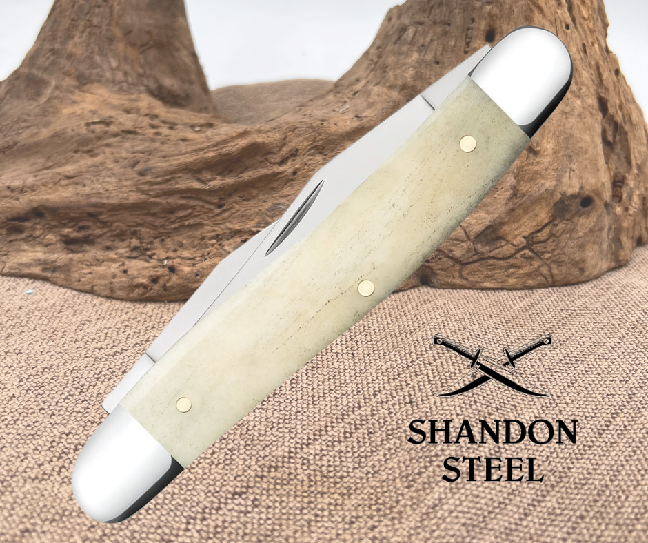 Case XX Muskrat Natural Bone CA13317