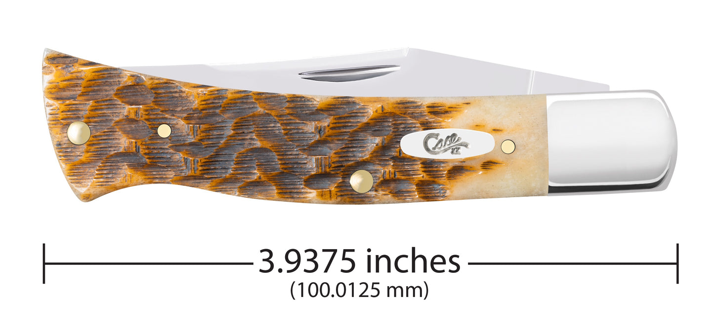 Case XX Peach Seed Jig Amber Bone Case Axe Handle® (BR61135 SS) 10799