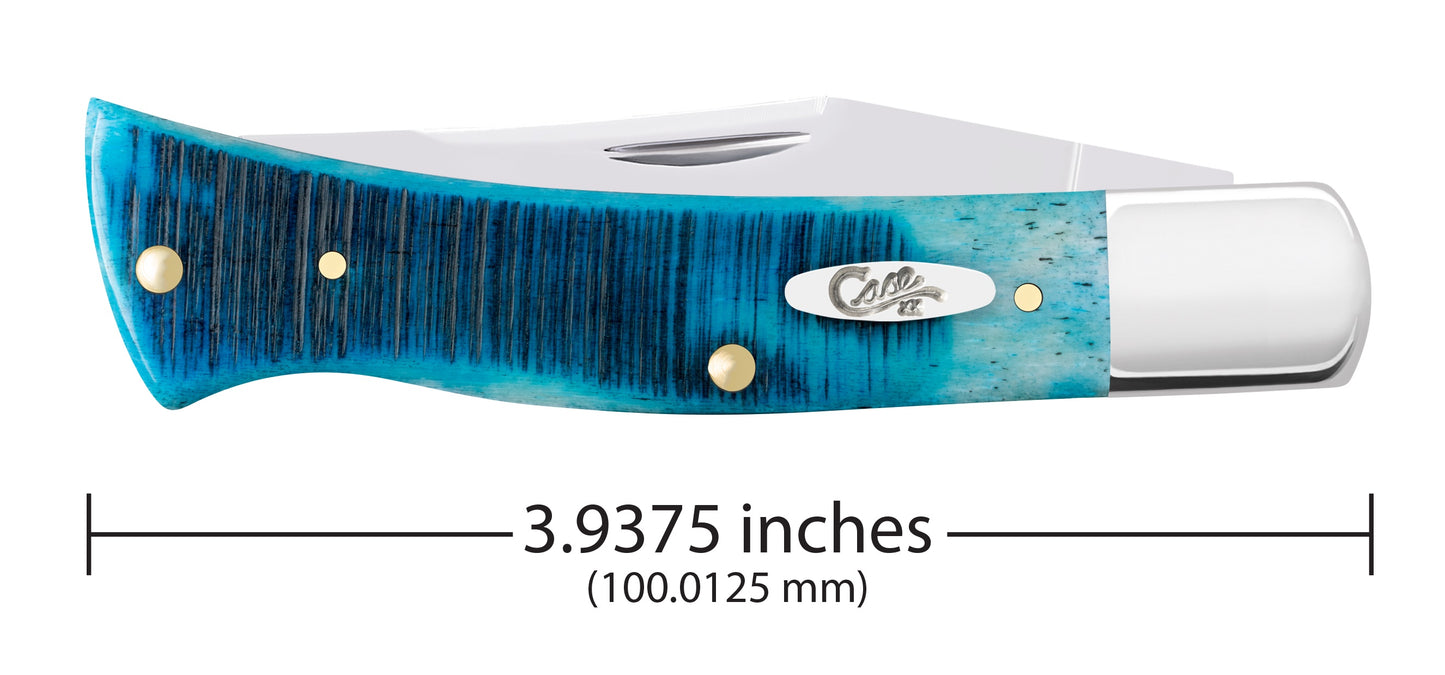 Case XX Sawcut Jig Caribbean Blue Bone Case Axe Handle® (BR61135 SS) 25580