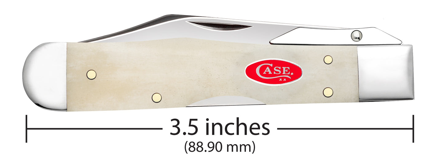 Case XX Smooth Natural Bone Cheetah@ Cub (611 1/2_ SS) 14026