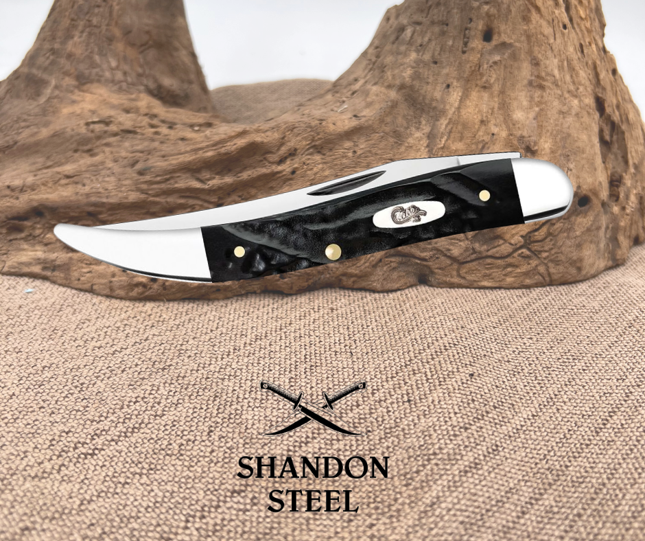 Case XX Toothpick Rough Black Synthetic CA18242