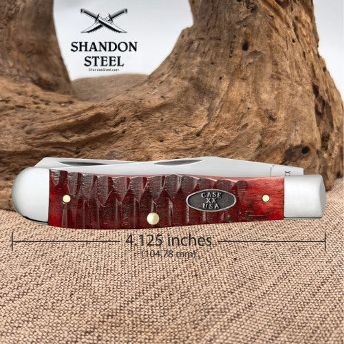 Case XX™ Trapper Gator Jig Old Red Bone 51540 Stainless Pocket Knife