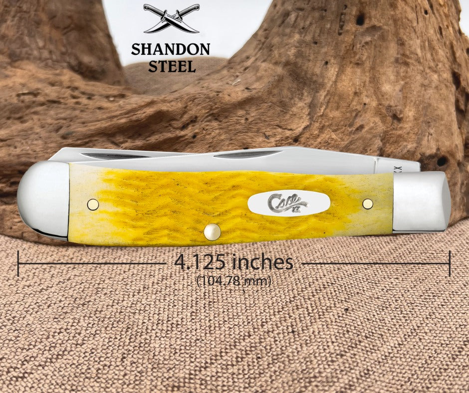 Case XX™ Trapper Platts Jig Yellow Bone 75310 Stainless Pocket Knife