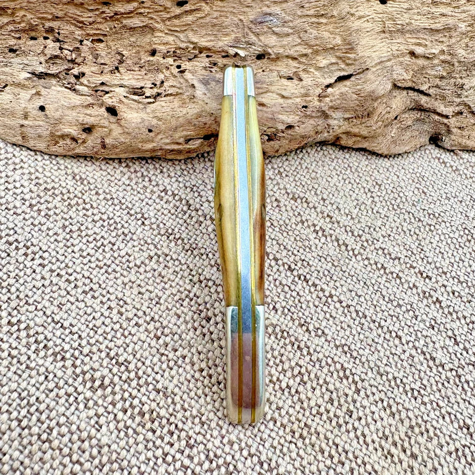 Case XX USA 510096 SS Tiny Toothpick 2009 Genuine Stag Handles Pocket Knife (24)