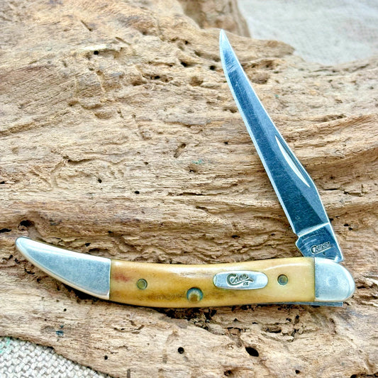 Case XX USA 510096 SS Tiny Toothpick 2009 Genuine Stag Handles Pocket Knife (24)