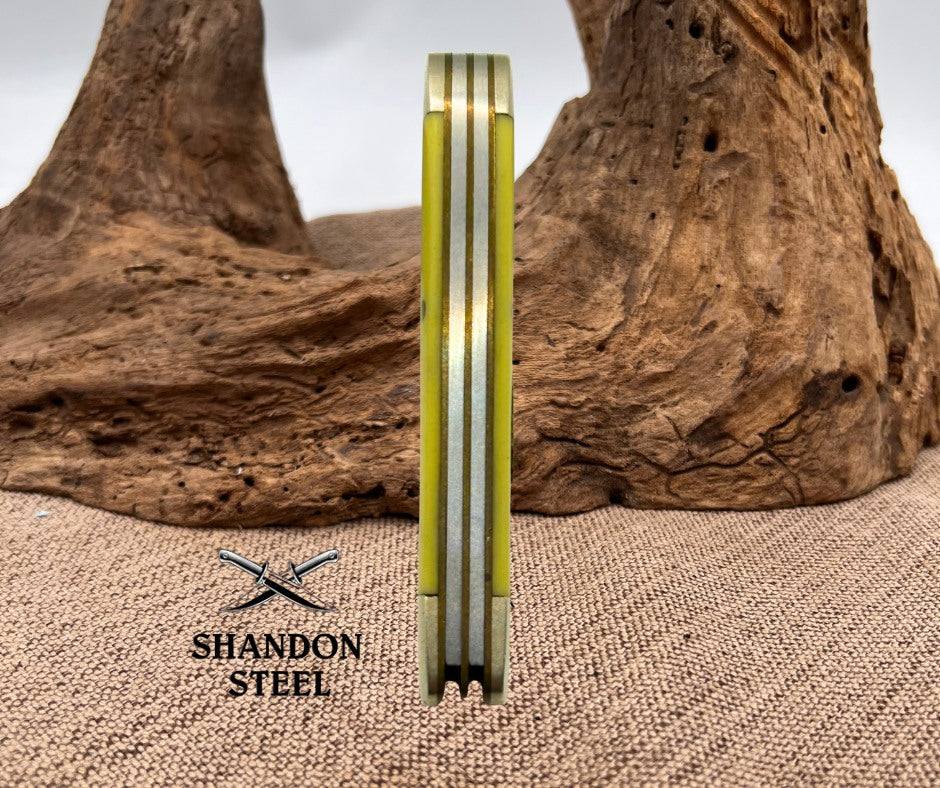 CASE XX KNIVES 1993 YELLOW SYNTHETIC PEANUT SS 3220 SS (80030) POCKET KNIFE (4)