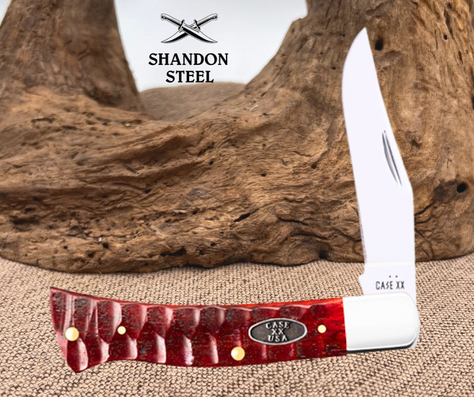 Case XX™ Axe Gator Jig Old Red Bone 51546 Stainless Pocket Knife