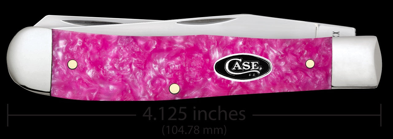 Case XX™ Trapper Pink Crackle Kirinite 16160 Stainless Pocket Knife 16160
