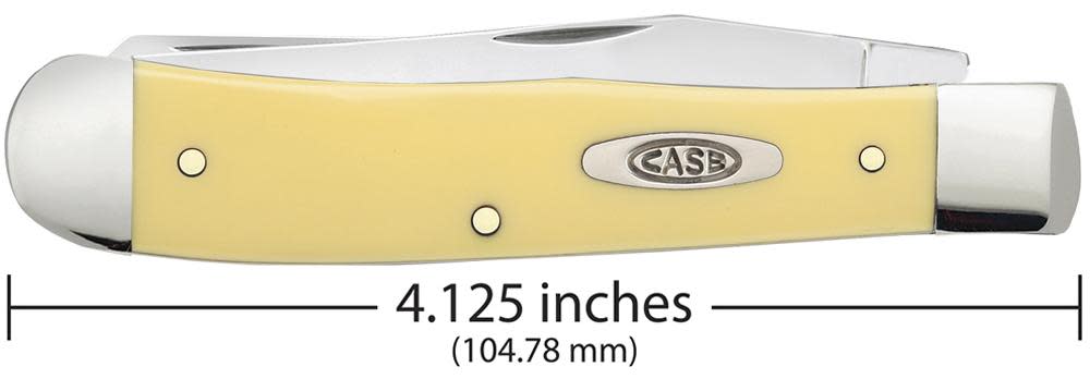 Case XX Yellow Synthetic CS Trapper 00161