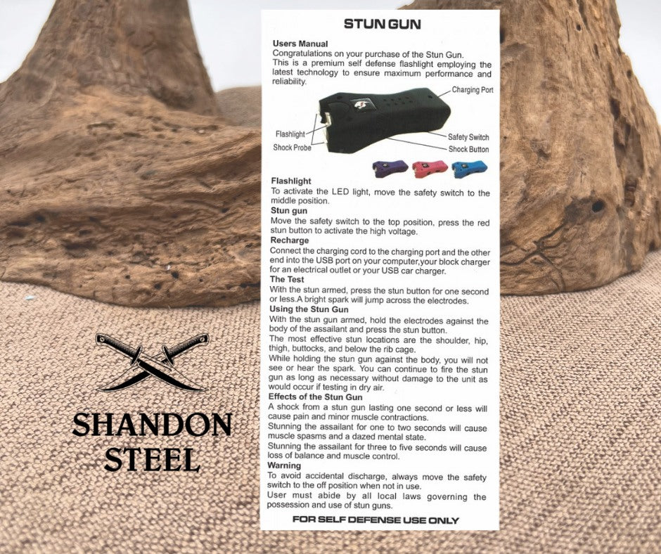 Black Stun Gun CH-111BK
