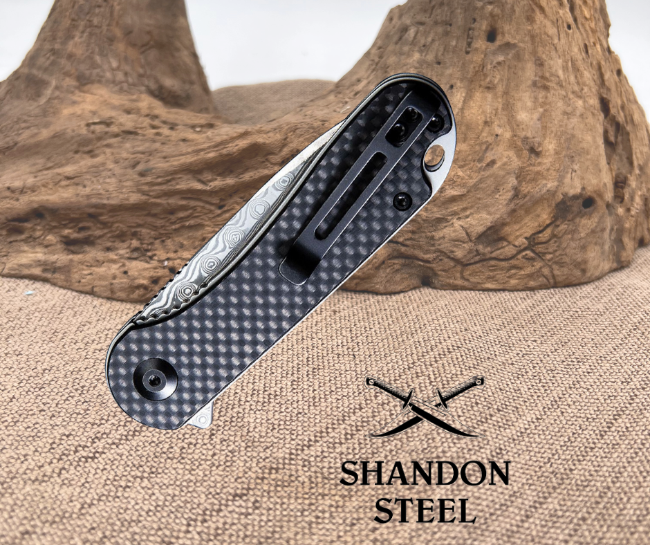 Civivi Elementum Linerlock Damascus C907DS