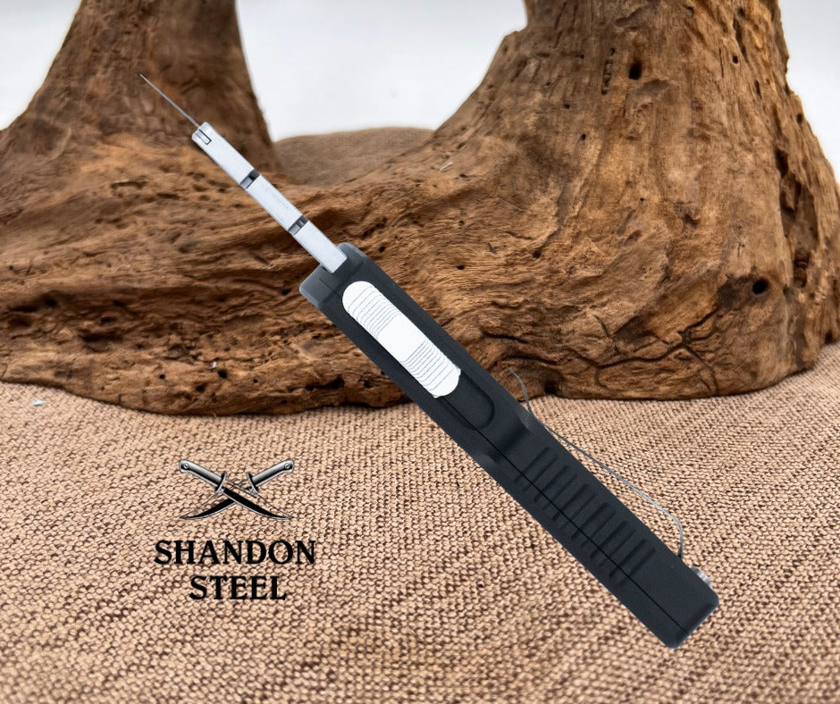 Cobratech OTF Utility Knife Black CTOTFUTBLK