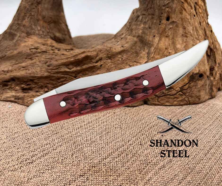 Case XX™ Pocket Worn® Corn Cob Jig Old Red Bone Small Texas Toothpick 00792