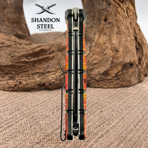 Marines Open Assist Folding Pocket Knife ElitEdge Glass Breaker 10-A53MR (177)