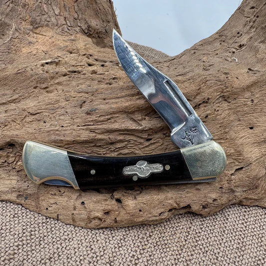 German Bull Folding Lock Back Folding Pocket Knife clip point 2.25" blade (51)