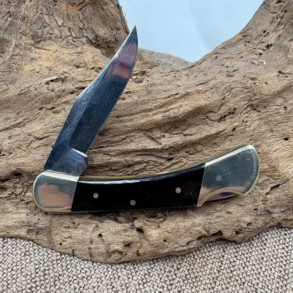 German Bull Folding Lock Back Folding Pocket Knife clip point 2.25" blade (51)