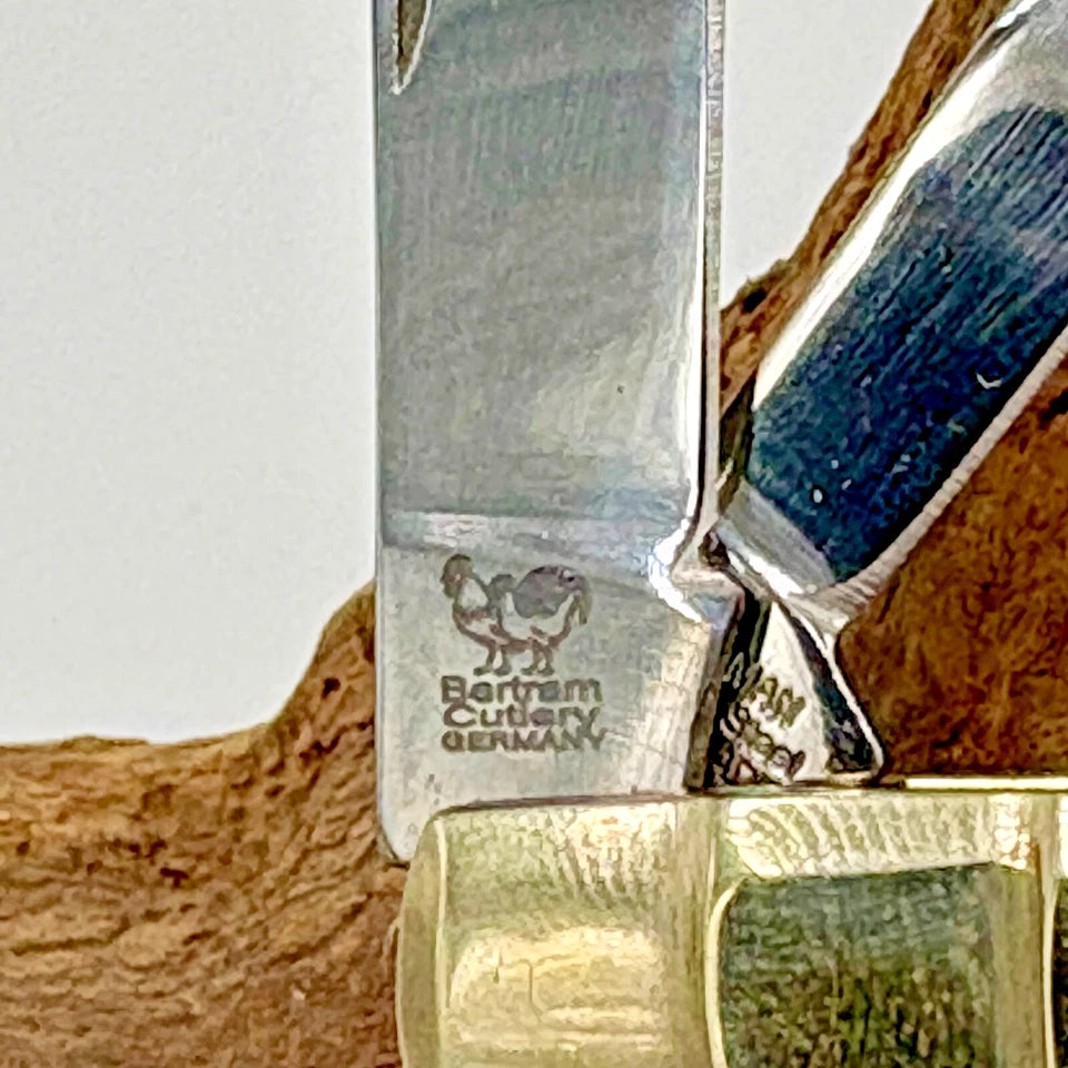 HEN & ROOSTER 324C-DS CONGRESS Pocket Knife Stag Bertram Cutlery Germany (133)