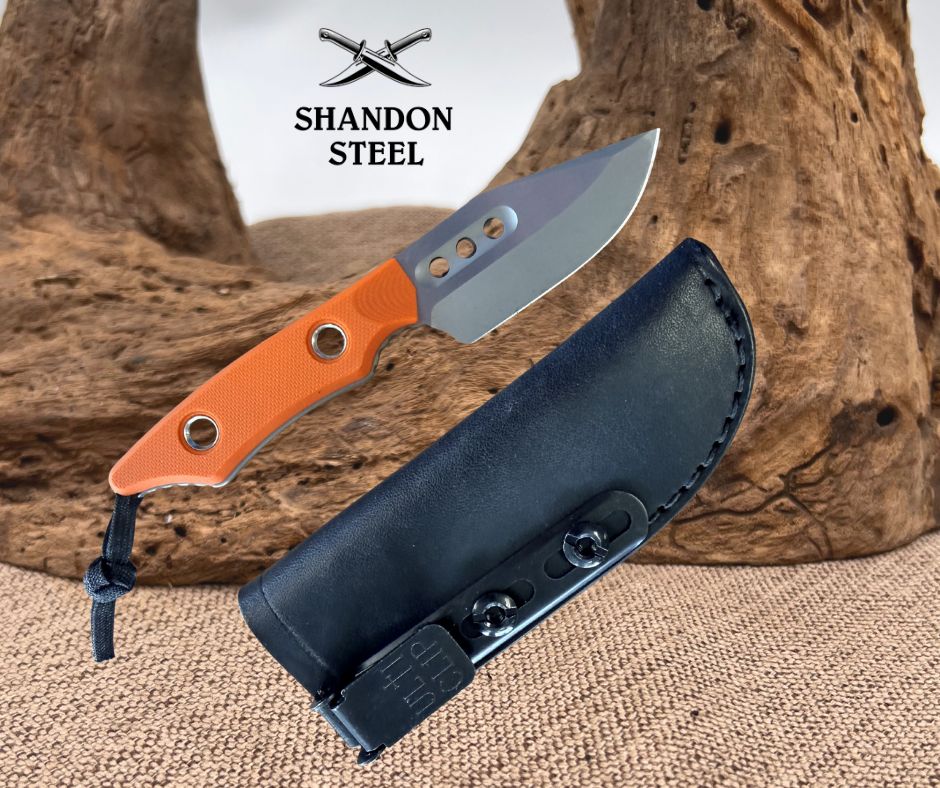 Heretic Kobold H065-5A-OG-G10 – 2.8" MagnaCut Battleworn Fixed Blade (OG G10)