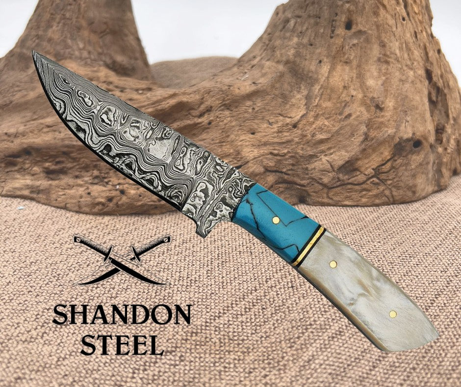 Damascus Hunter Blue Pearl DM1230