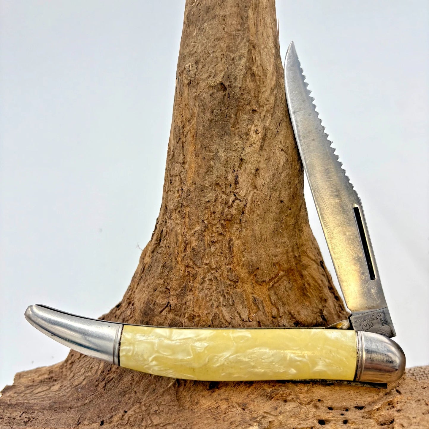 IMPERIAL HAMMER BRAND USA VINTAGE TACKLE BOX FOLDING FISHING FILLET KNIFE (76)