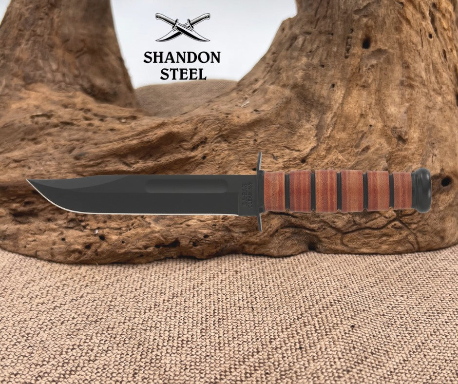KA-BAR USA Kabar Olean NY #1217 USMC Combat Utility Knife Marines
